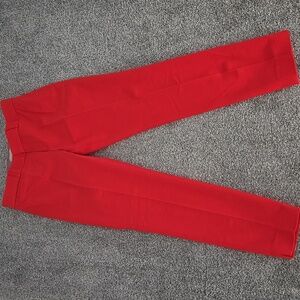 Banana Republic Sloan Fit Red Orange Pants Z Size 4 - NWOT